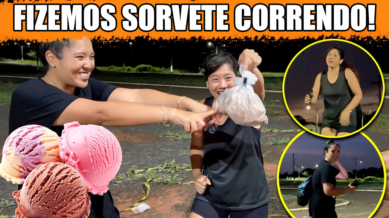 CORREMOS 5 KM PARA FAZER SORVETE | Blog das irmãs