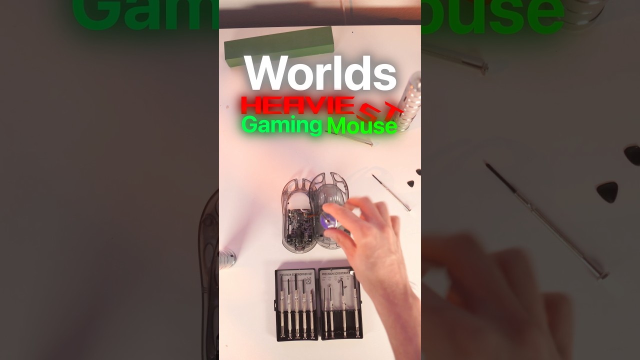 I’m Building the Worlds HEAVIEST Gaming Mouse… #gaming #pcgaming #gamingmouse #mousegaming
