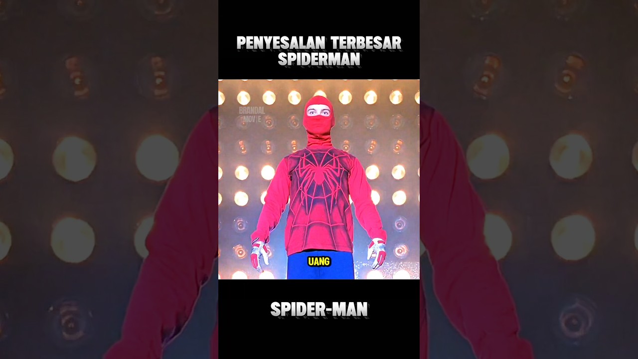 Penyesalan Terbesar  Spiderman ‼️#spiderman #shorts