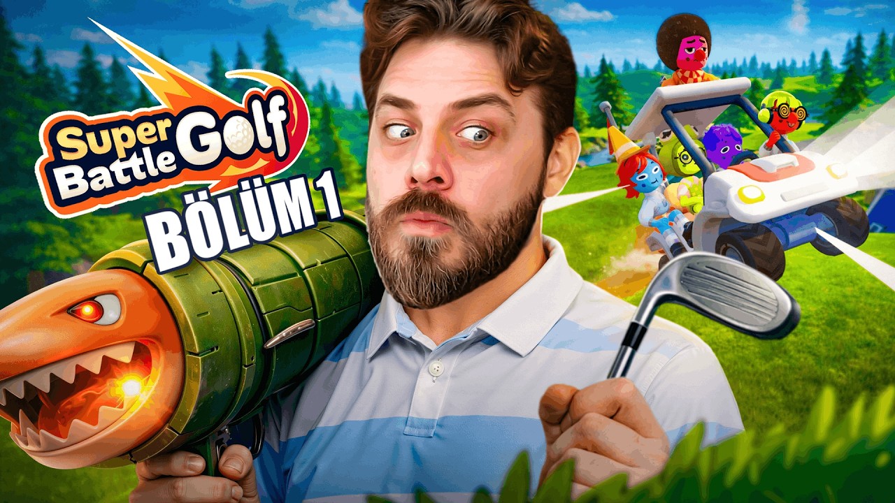 KAOS SEVİYESİ ÇOK YÜKSEK! | SUPER BATTLE GOLF | BÖLÜM 1