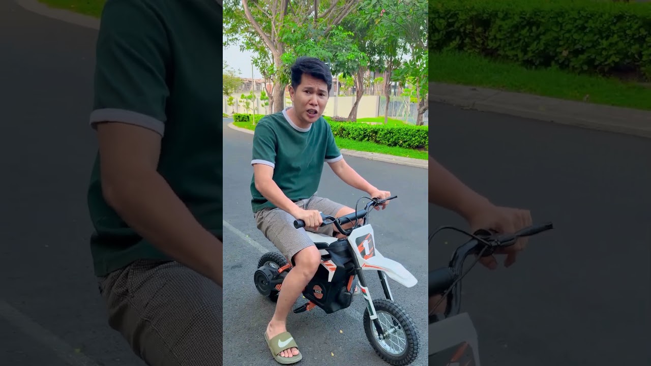 Papoy Terbang Naik Motor Abew #alethaabew