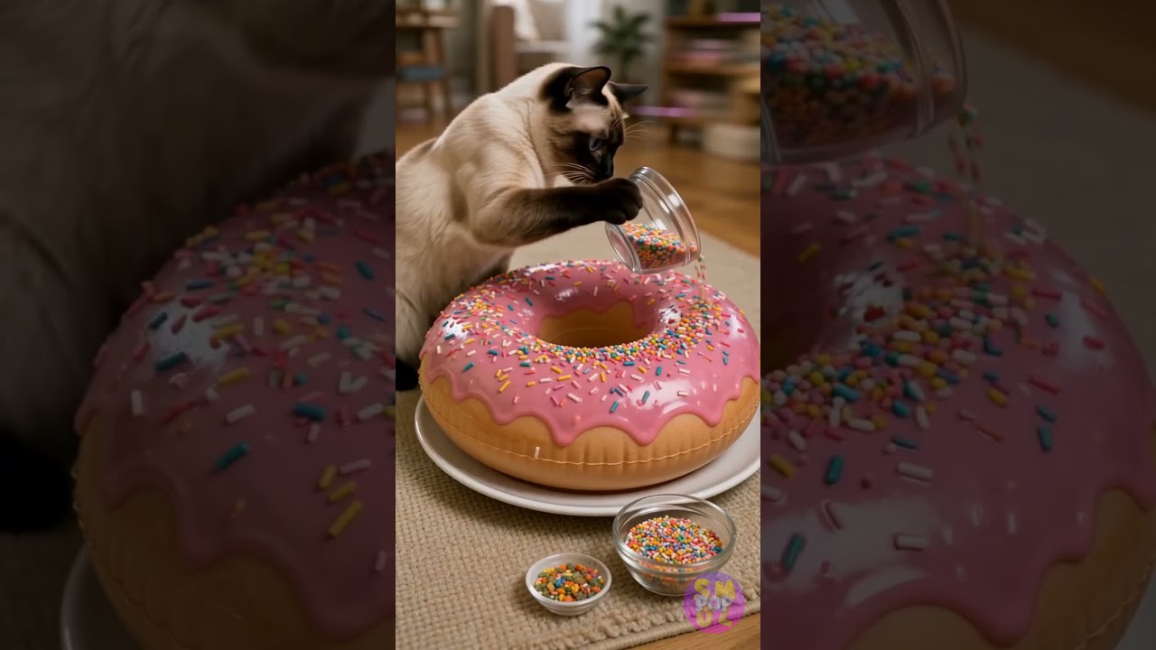 Pawsitively Gigantic Snack Showdown! 🐾🍩
