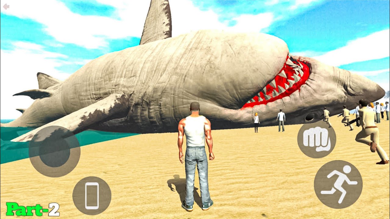 😱 Franklin VS GIANT SHARK! 🦈 City Panic 😨 | Indian Bikes Driving 3D | Shagun Gamerz | Ep-2