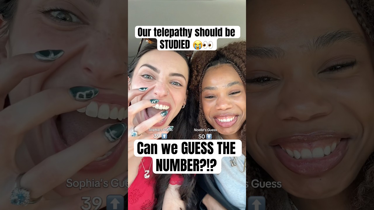 Why would she guess HER OWN NUMBER?!? 😳😭 #besties #bestiesforever #numbergame #guessthenumber