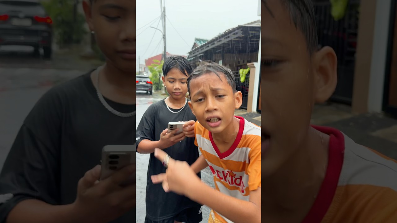 Iben Ajis Ujan2an Lucu Banget 🤣😅🥰💐 #vilmei #williesalim