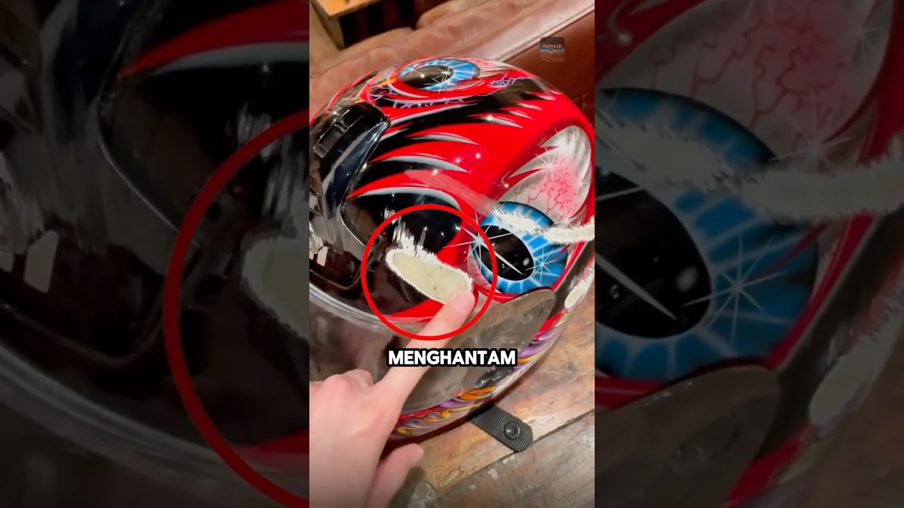 Helm Yang Tidak Bisa Rusak Justru Lebih Berbahaya😱#shorts