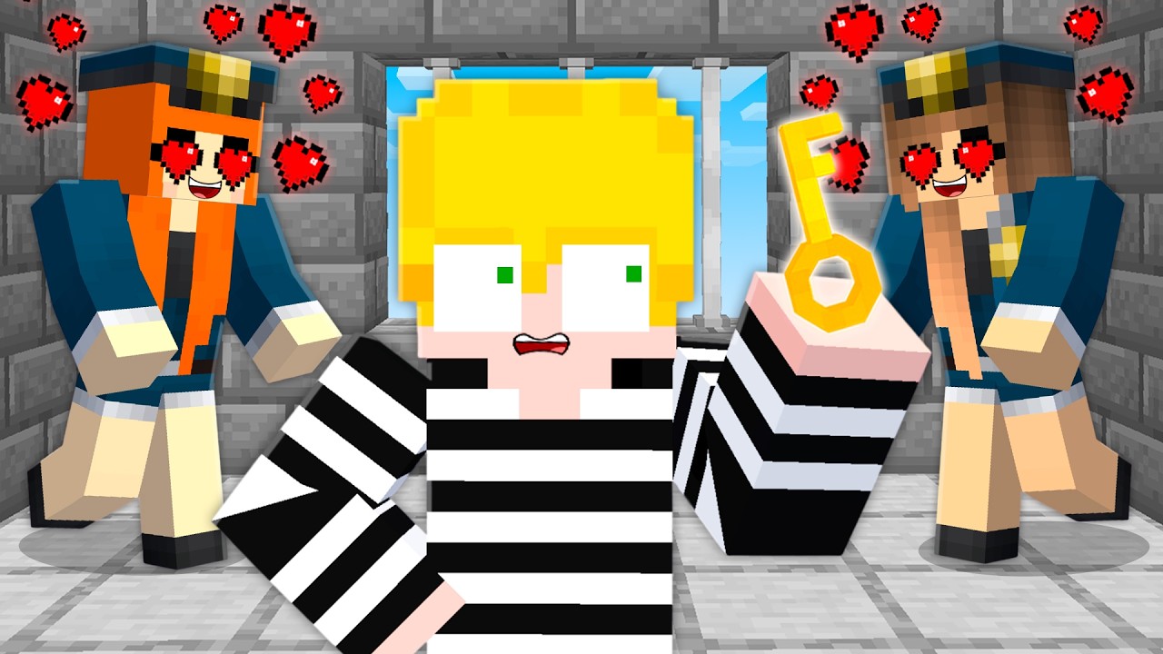Fui PRESO por GAROTAS POLICIAIS no minecraft
