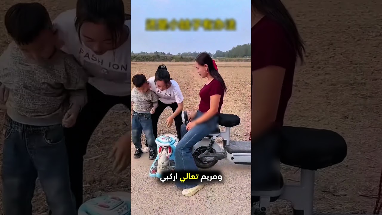 تشتري دراجة هوائية لأبنها بطريقة مميزة! ❤️