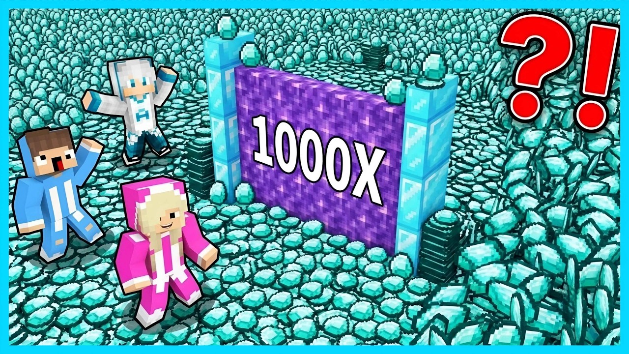 MIPAN & ZUZUZU BUAT ALAT MULTIPLIKASI DAN JADI KAYA RAYA DI MINECRAFT!