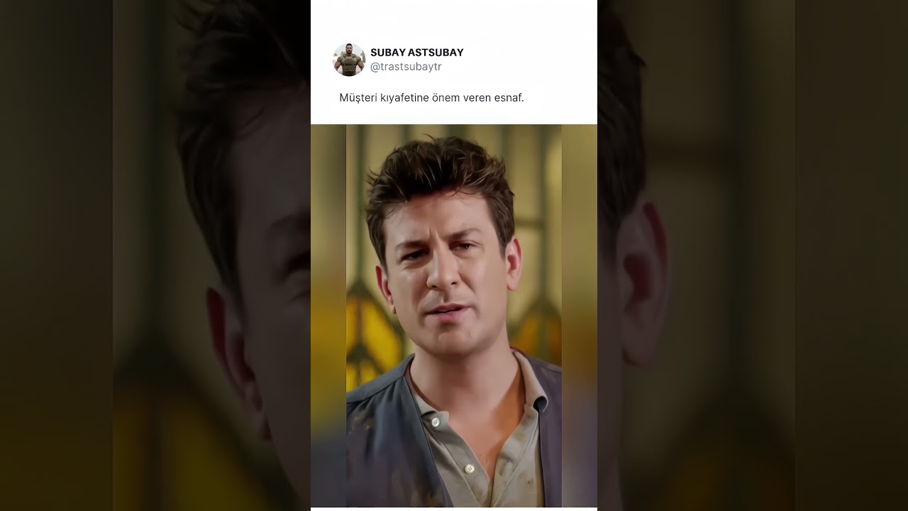 Müşteri kıyafetine önem veren esnaf.