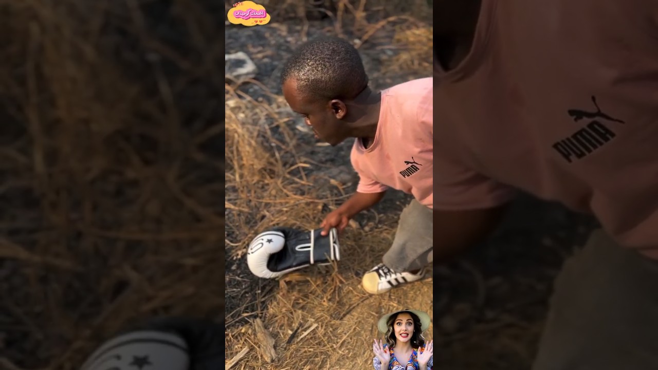 افتكر القفاز دا معجزه وهيحل مشاكله 😂#اكسبلور #funny #كوميديات #comedy