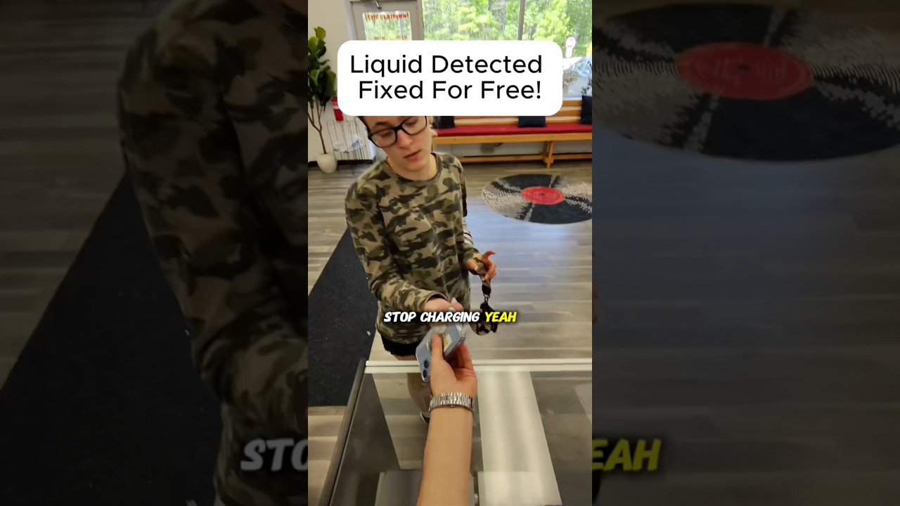 iPhone Liquid Detected 💧 #smartphone #brokenfix #tech #problemfix #cellphone #screenbreak #iphone