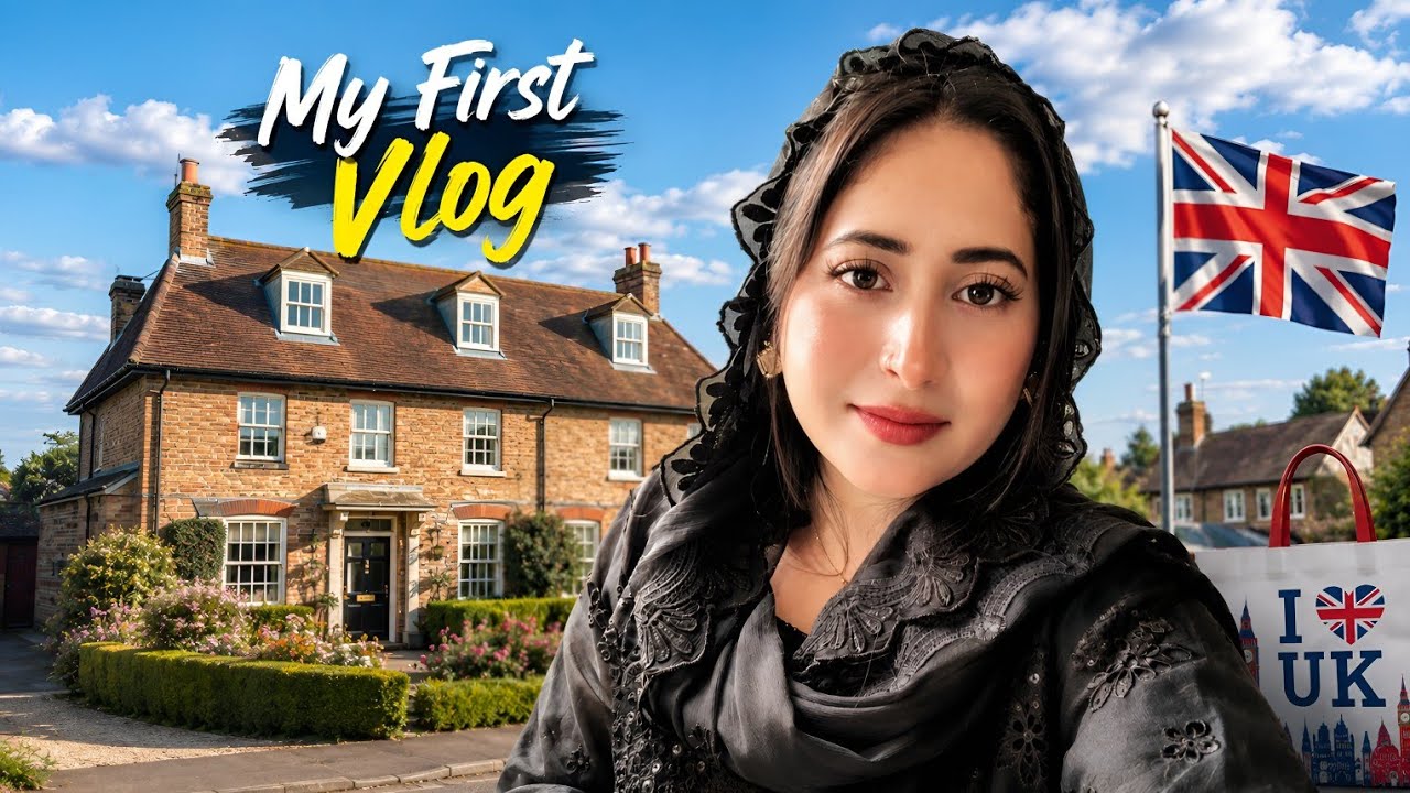 Uk My First Vlog || Flight men Sath kon aya 😲
