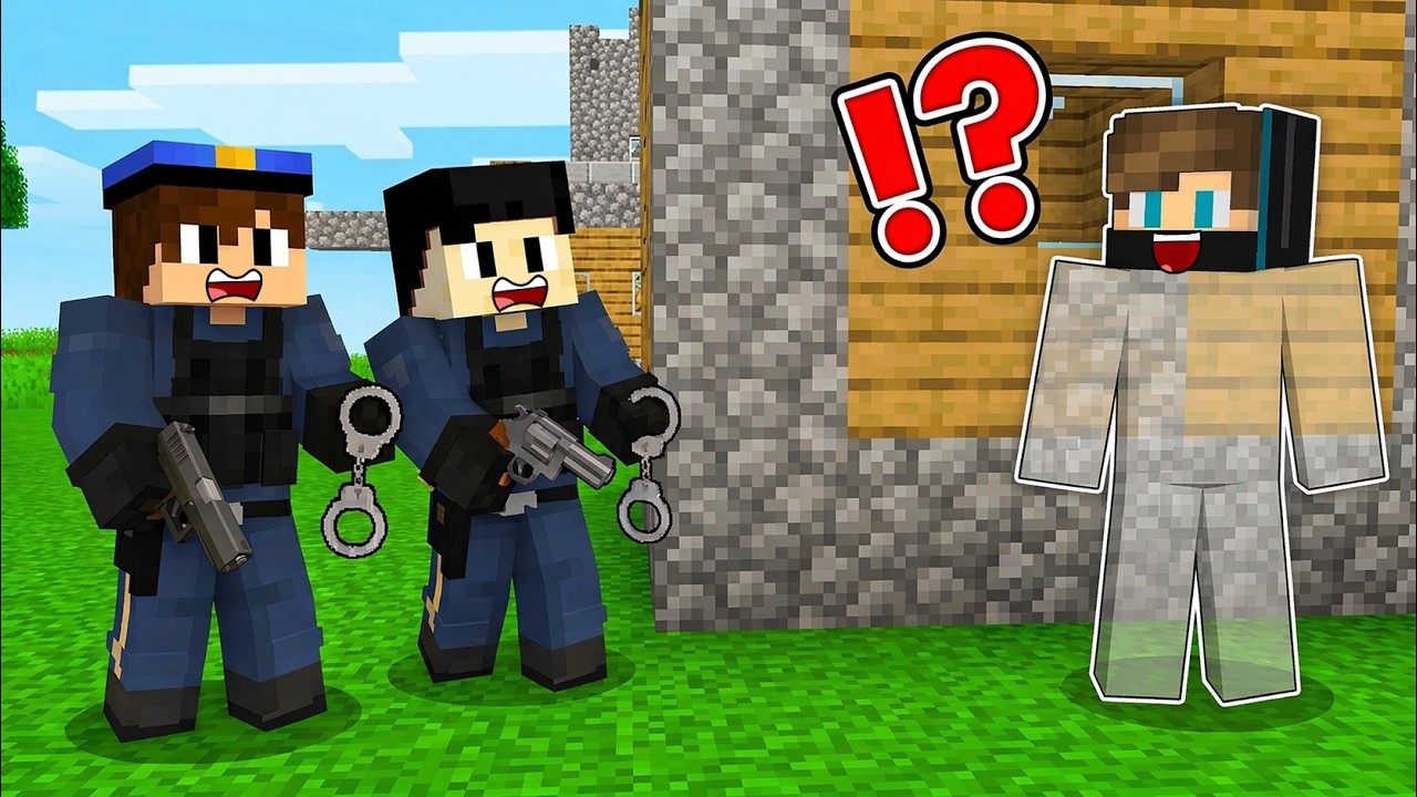 ماين كرافت لايف ستيل الحرامية #15 : صرت مخفي و مقلبت الشرطة !!؟ 😱🔥