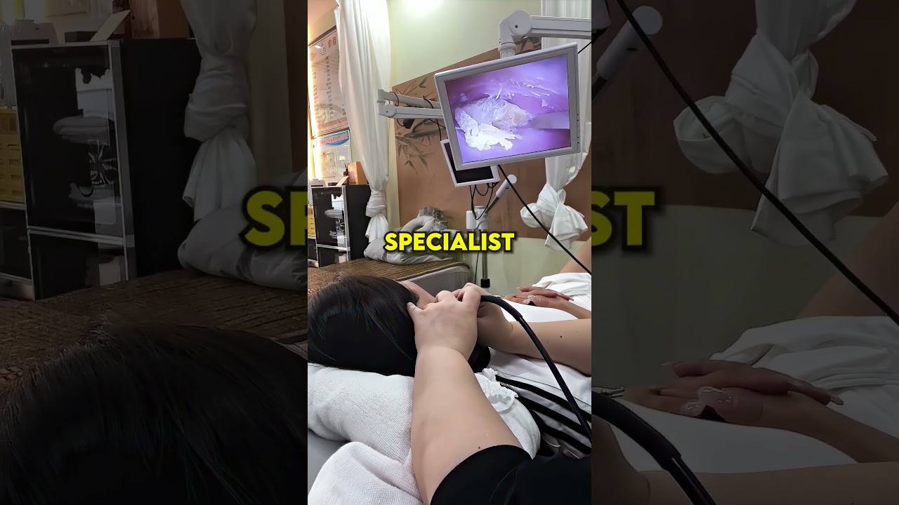 Doctor Cleaned Her Ears using a Tiny Camera 😲