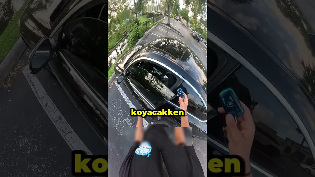BMW anahtarı buldu
