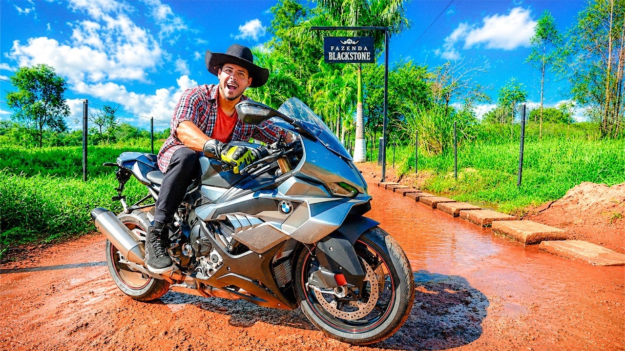 FUI PARA A FAZENDA BLACKSTONE DE S1000RR 0KM