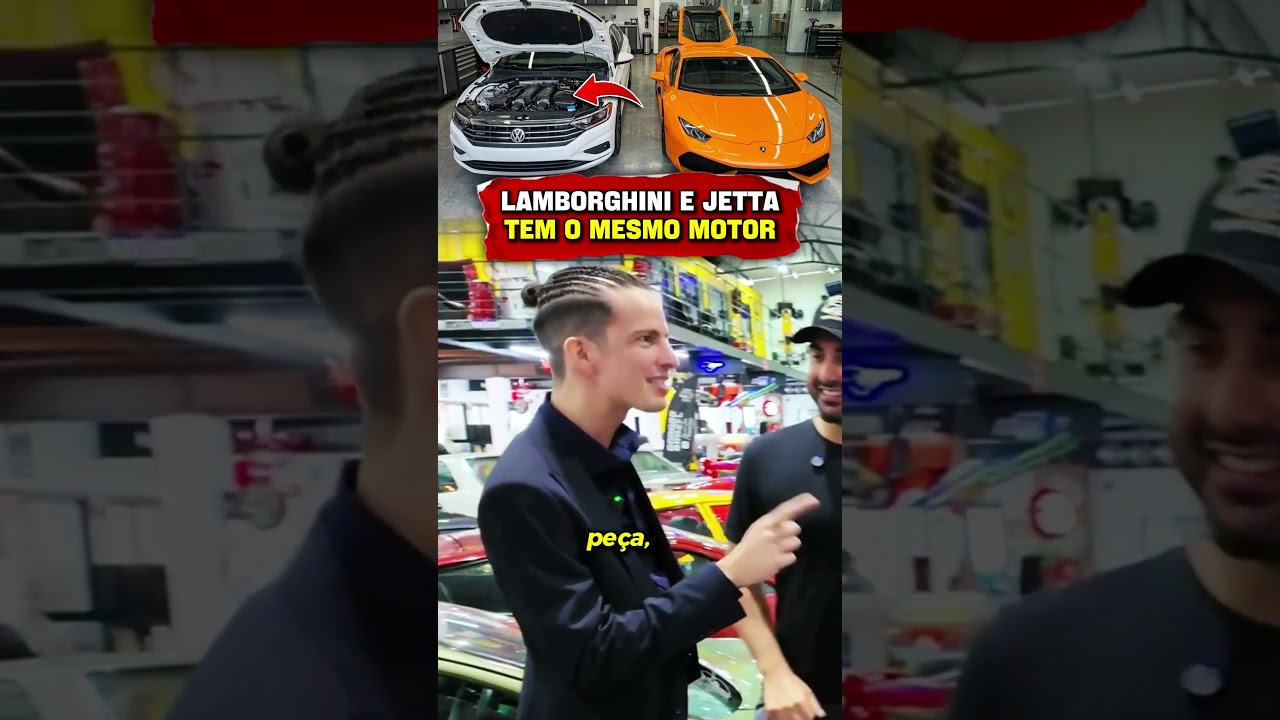 Uma LAMBORGHINI e um JETTA Tem o MESMO MOTOR?! #tcar #carros #acfperformance