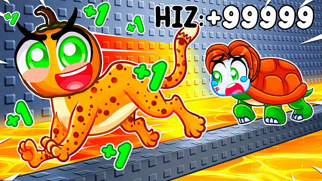 Adım Attıkça HIZLANIP Hayvan Evrimi Geçirdim! 😻 | Roblox