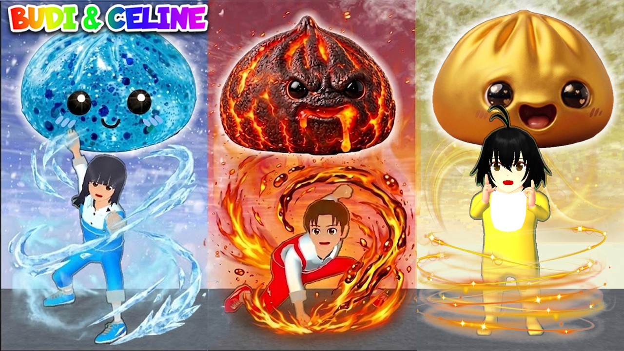 Yuta Mio Sang Petualang Berburu DUMPLING SQUISHY Sesuai Warna Elemen | Ada Lava, Glitter Biru, Emas!