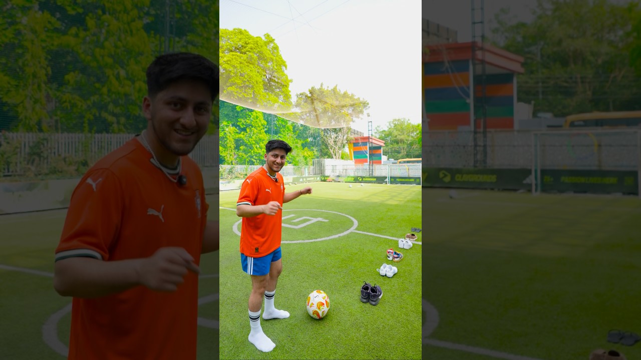 Choose Shoes And Ball Then Goal⚽️