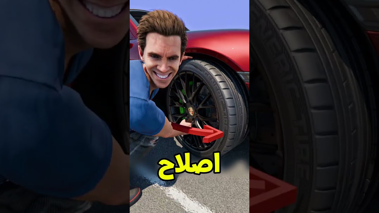 خدعة ذكية أم مهارة حقيقية؟ شاهد كيف أقنع السائقين بإصلاح وهمي! 😲 #غرائب #حقائق_مذهلة #معلومات_سريعة