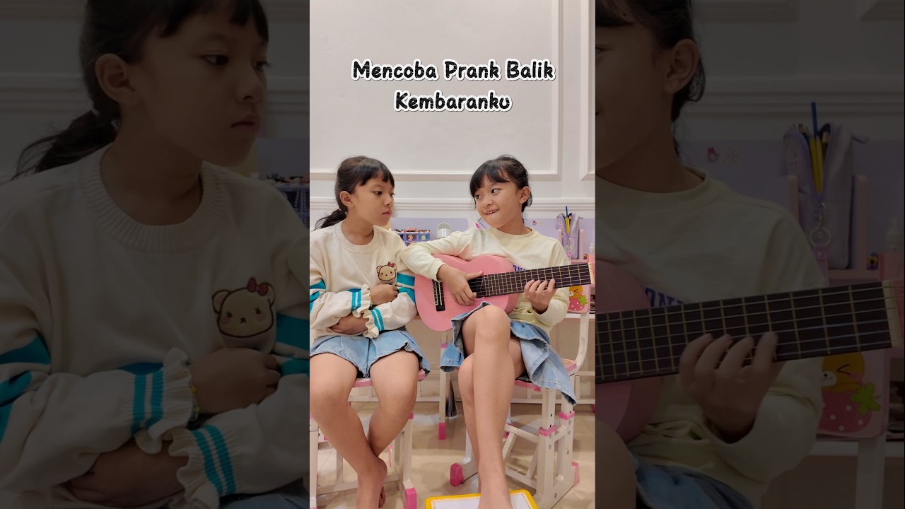 Hahaha Hampir aja Maira kena Prank😄 #kembar #anakkembar #funny #twinmoments #shorts