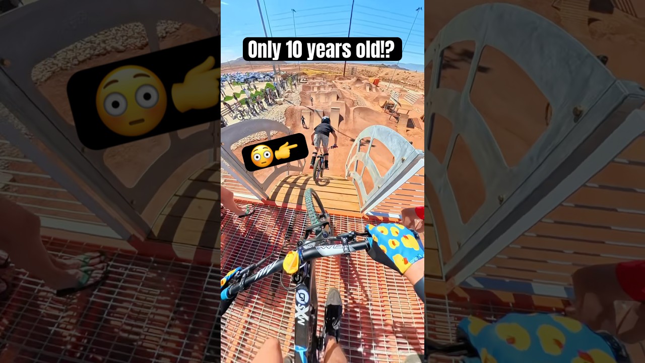 10 year old hits the BLACK line!? 😳