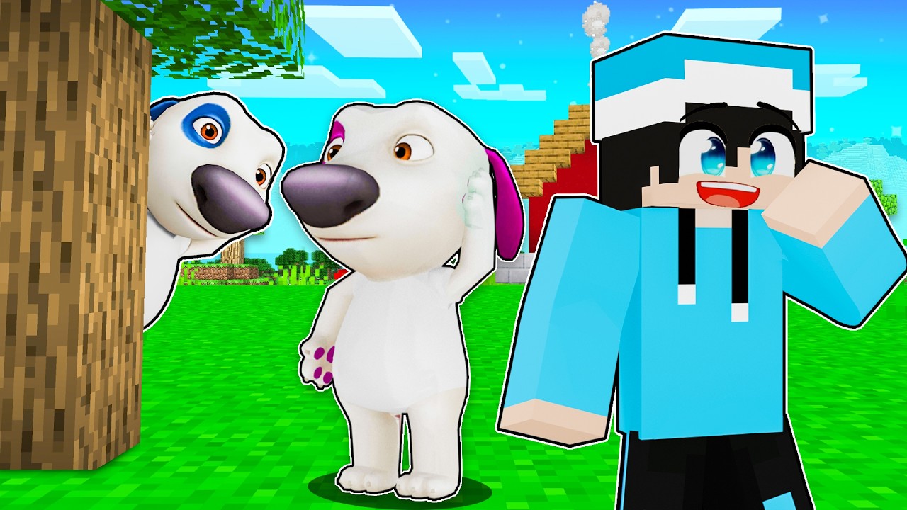 ماين كرافت لكن اخت هانك الصغيره تلاحقنا !!؟ 🏃‍♂️🤯