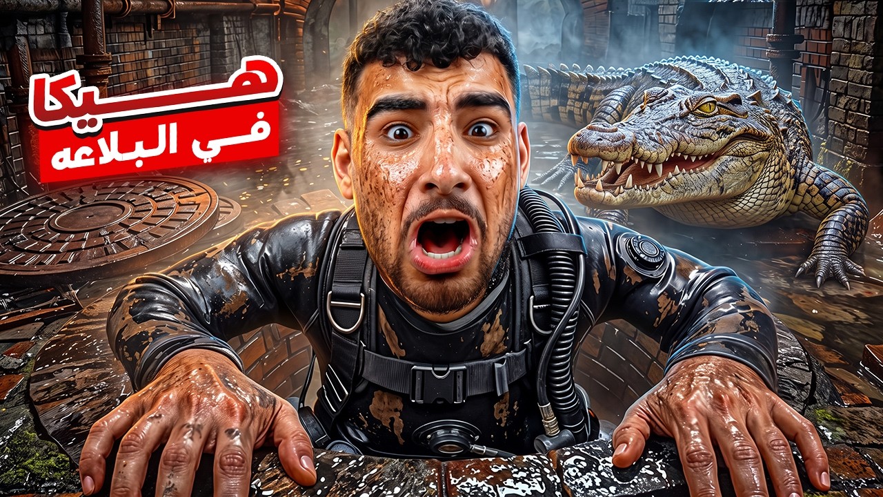 هيكا يبحث عن زوجته المفقوده في البلاعه🛟🚽