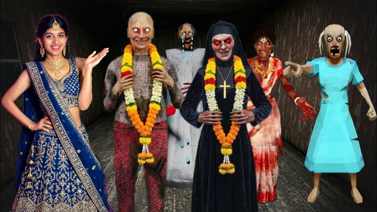 GRANDPA & EVIL NUN KI SHAADI | MAD GRANNY & KAMLA ANGRY