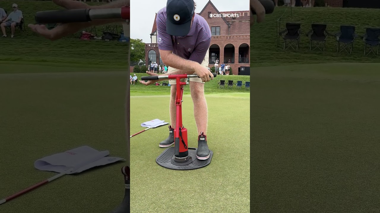 Hole cutting at the TOUR Championship. #shorts