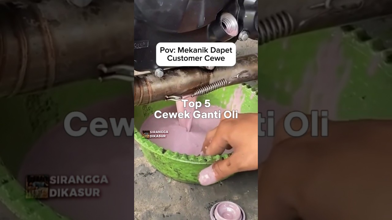 Top 5 Cewek Ganti Oli😂