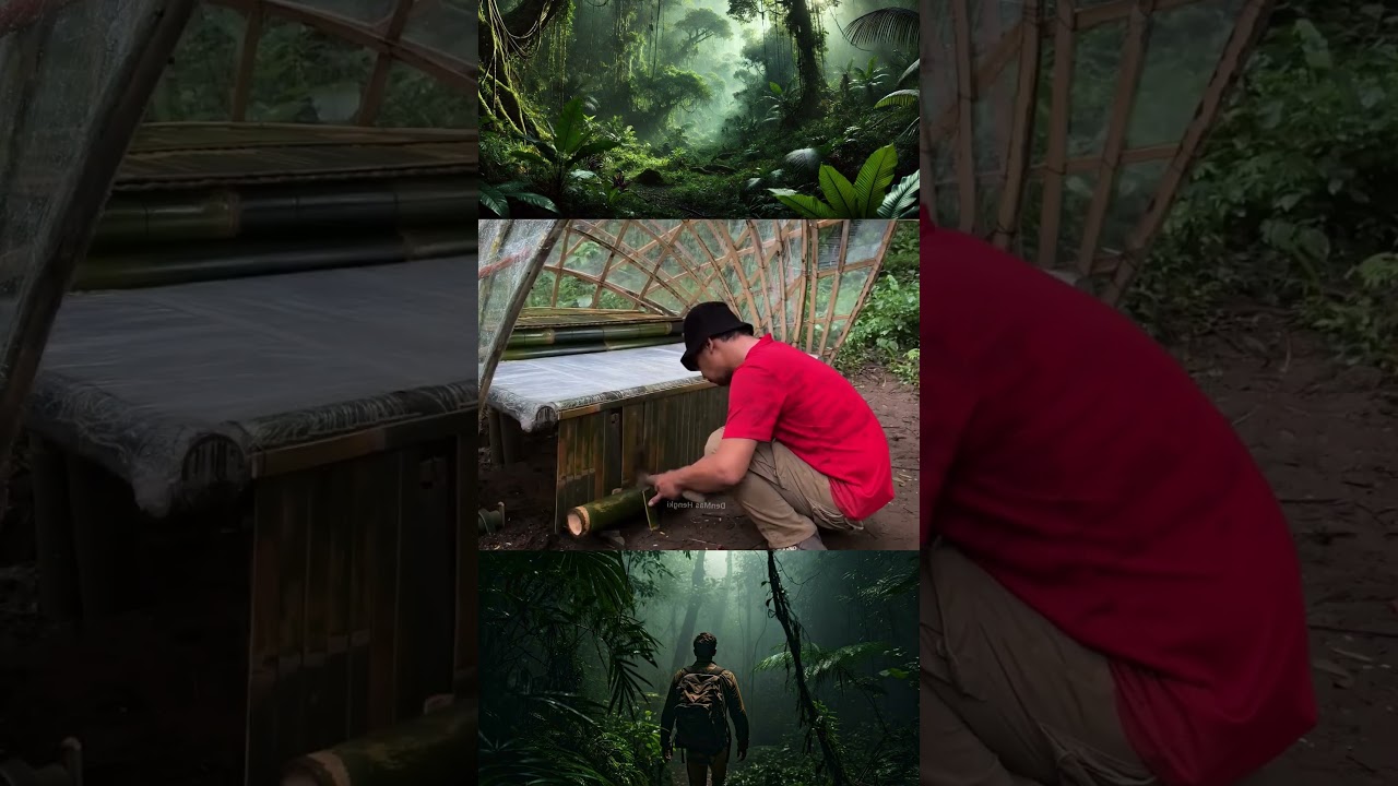 I Built a Bamboo Dome Pod in the Jungle 🎋
