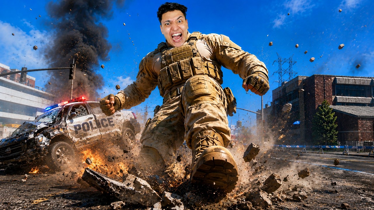 اصلانو تحول الى جندى خارق فى جاتا 5 😱 مش مصدق اللي حصل