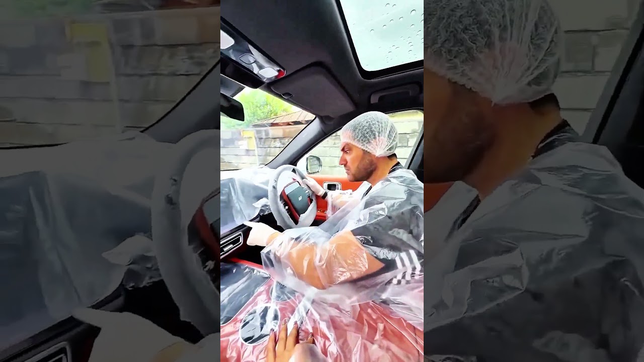 وقف مراته قبل ما تقفل الباب… والسبب صدم الكل! 😱🚗