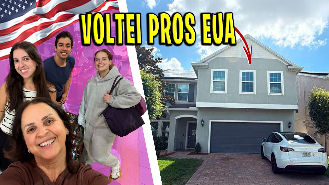 VOLTEI PROS EUA 🇺🇸 COMO ESTÁ MINHA CASA APÓS 40 DIAS NO BRASIL 🇧🇷 FIZ UM DESABAFO 😨😰