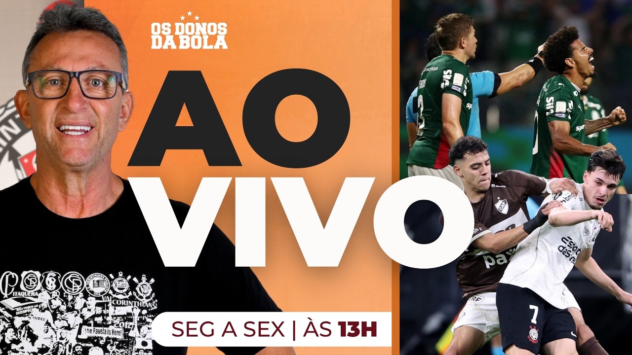 [AO VIVO] CORINTHIANS E PALMEIRAS NO SORTEIO DA LIBERTADORES | OS DONOS DA BOLA | 29/05/2026