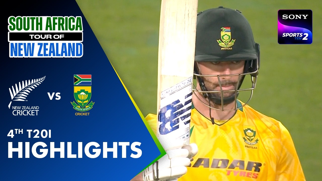 NZ vs SA | 4th T20I | Highlights | South Africa Tour of New Zealand 2026