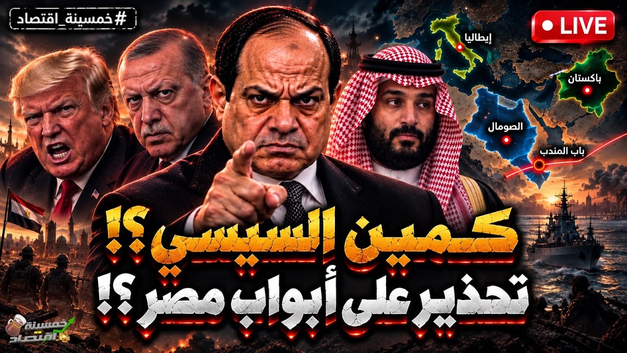 كـمـين السيسي؟! تحـذيـر على أبواب مصر؟! صفقة شرسـة.. ماذا فعلت مصر في باب المندب؟!