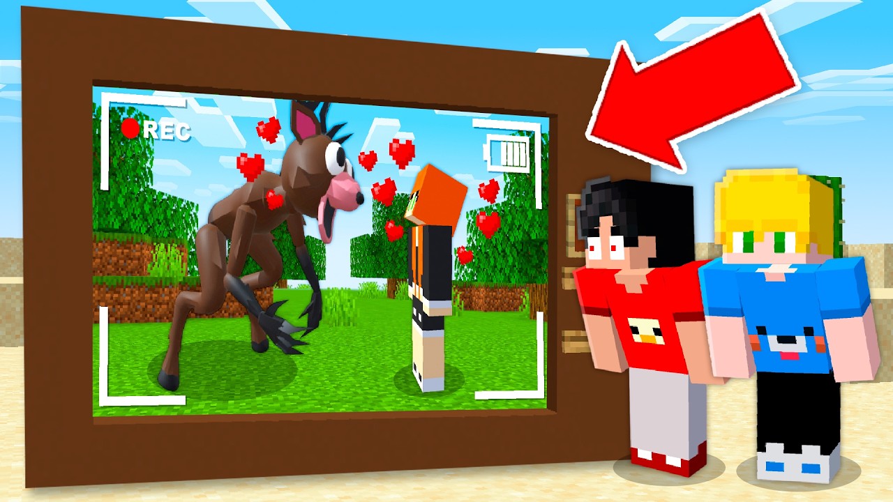 O QUE os MONSTROS FAMOSOS fazem quando você sai do minecraft