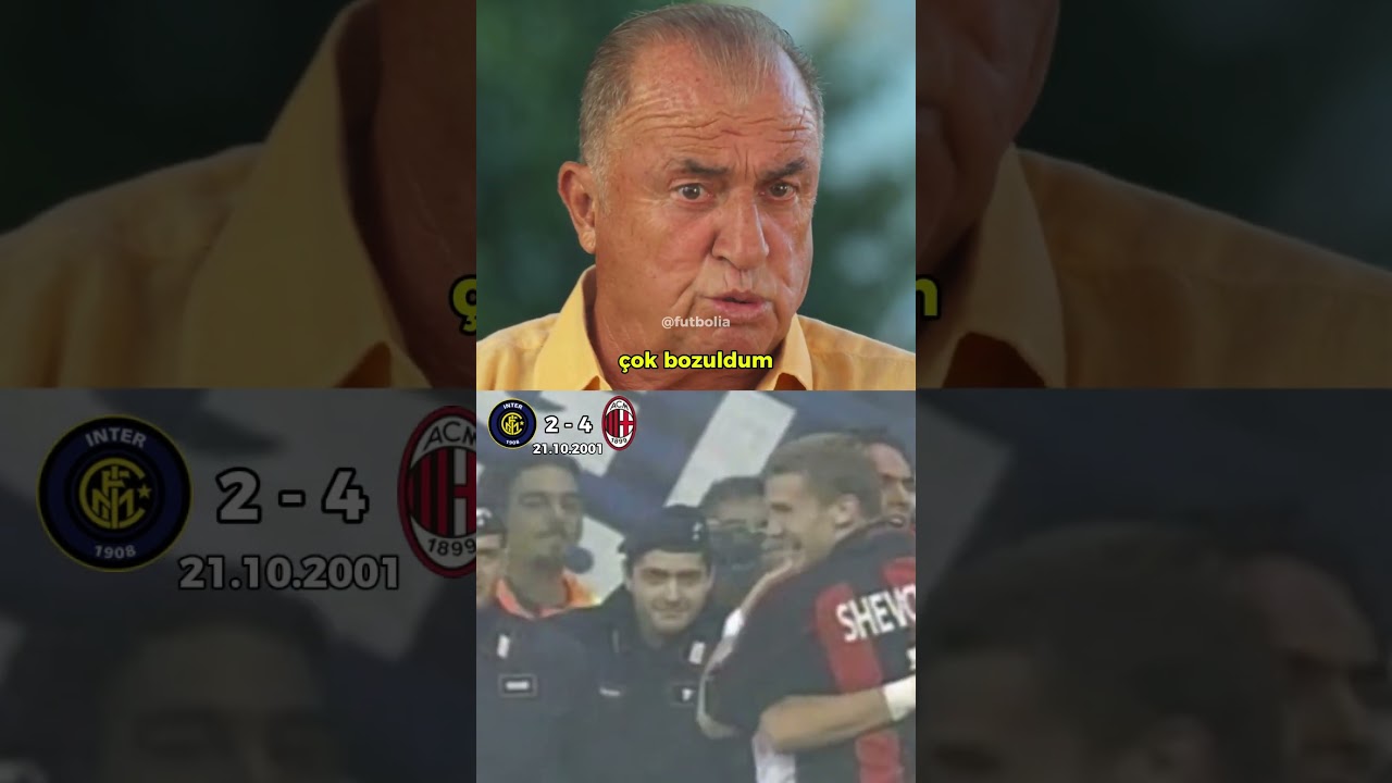 Fatih Terim'in Milan-Inter Derbisi Anısı