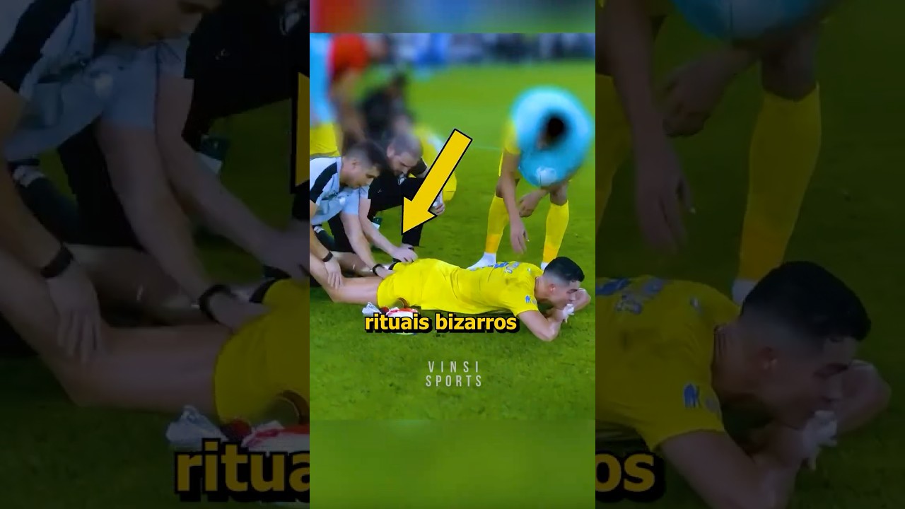 PORQUE CRISTIANO RONALDO FAZ ESSES RITUAIS BIZARROS ANTES DOS JOGOS? 👀