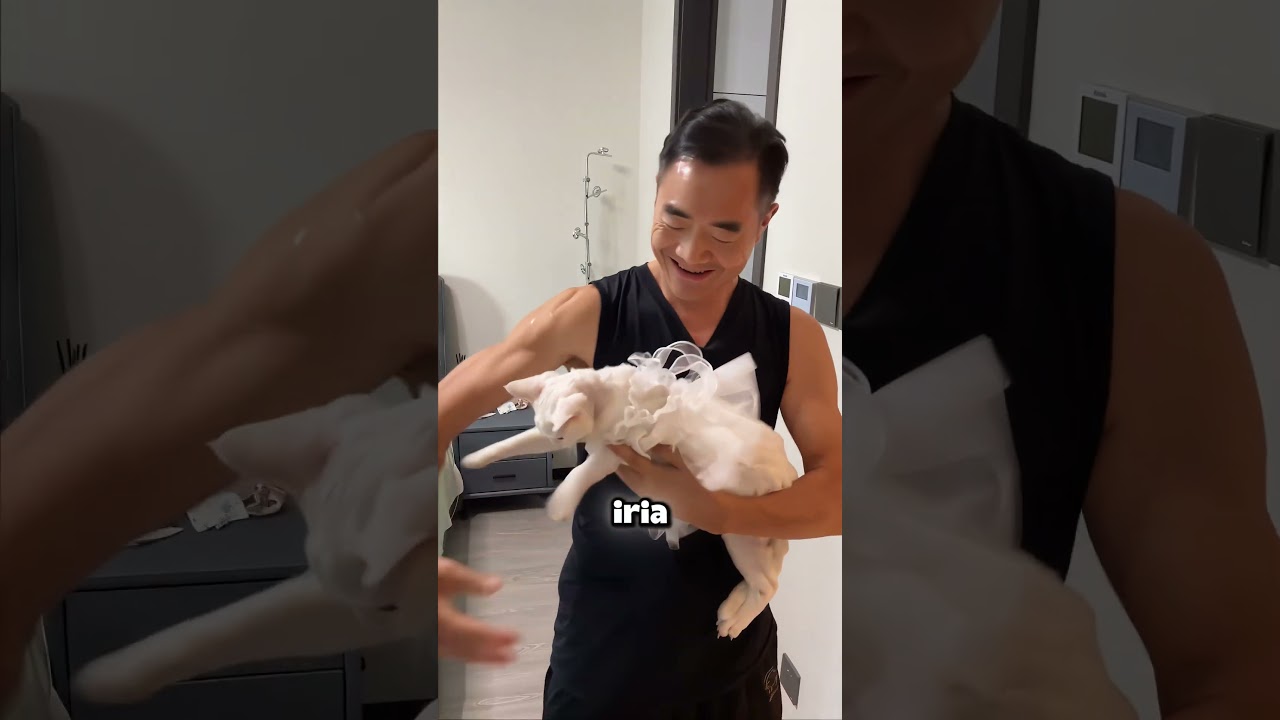 Este pai acreditou que tinha ficado invisível.