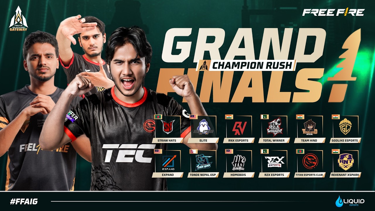 [🔴LIVE]  Grand Final || FF Asia Invitational Gateway II Garena Free Fire Ft