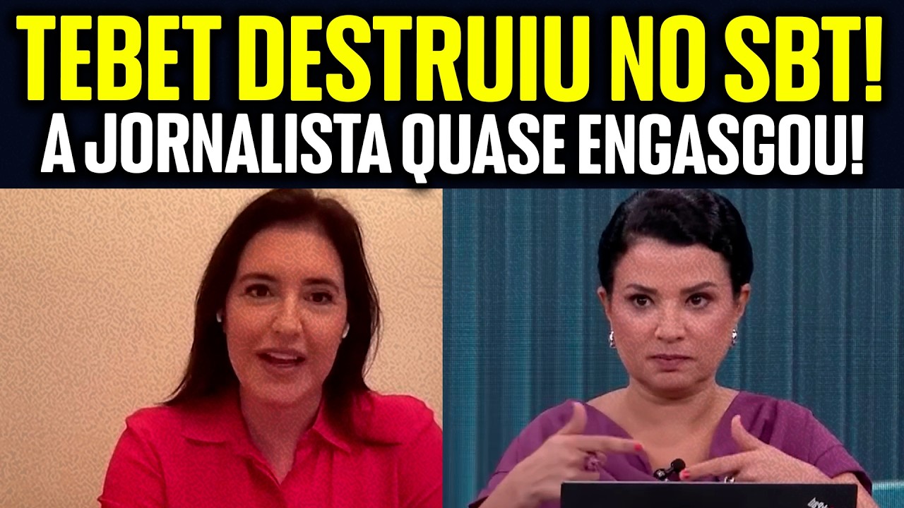 SBT NEWS EXPLODIU! TEBET LÍDER ABSOLUTA ESFOLOU FLÁVIO BOLSONARO E A JORNALISTA BOLSOMINION AO VIVO!