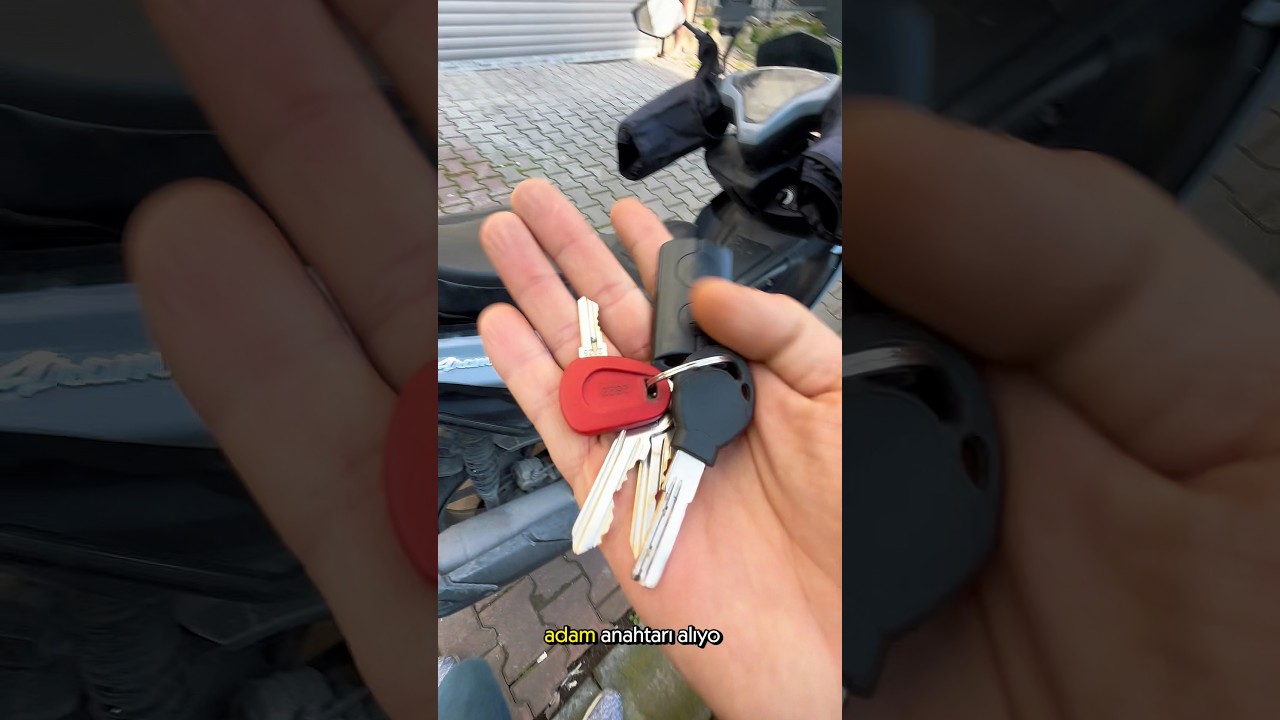 Anahtarsız çalışan motorda olan problem #motorcycle
