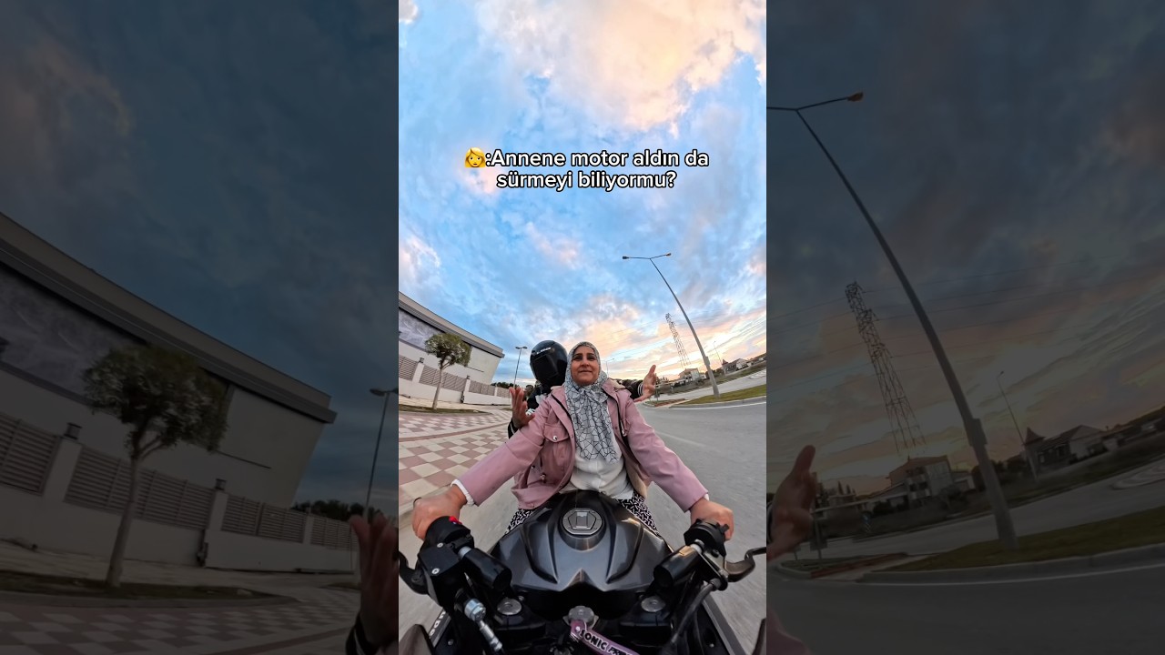 Annem benden iyi motor sürüyor😍#anne #motor #bikergirl #akım #keşfet #lvbelc5 #keşfetteyiz #mt07