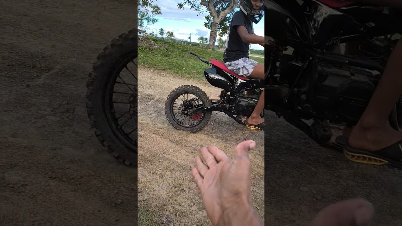 Tem muito Pneu pra gastar 😅🔥 #minimoto #motovlog #moto #trilha