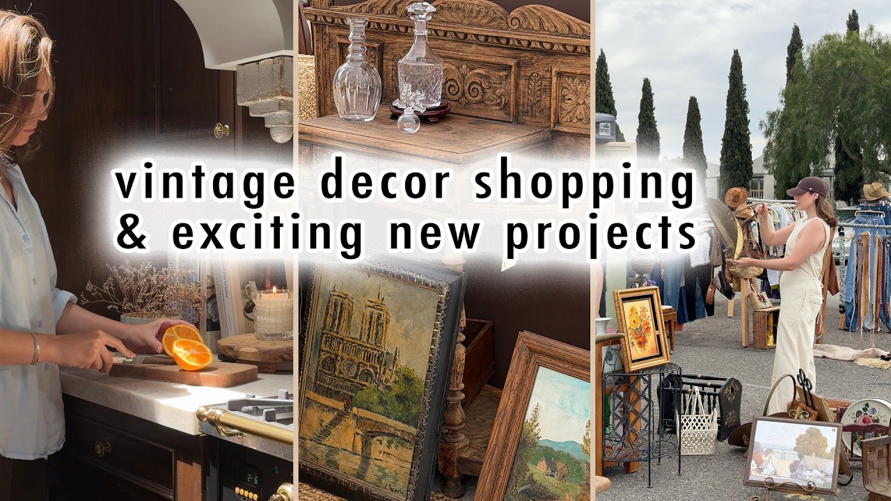 vintage decor shopping & exciting new projects | MaCenna Lee - Published by XO, MaCenna Vlogs